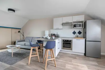 Cuisine ou kitchenette dans l'établissement Aristide#4 - T2 lumineux