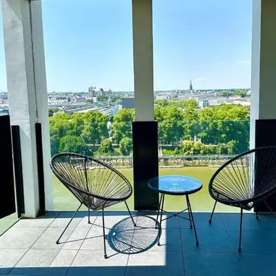 Appartement standing Vue panoramique sur Nantes