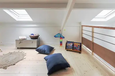Un ou plusieurs lits dans un hébergement de l'établissement La Galerie Pornic - Maison Lotus