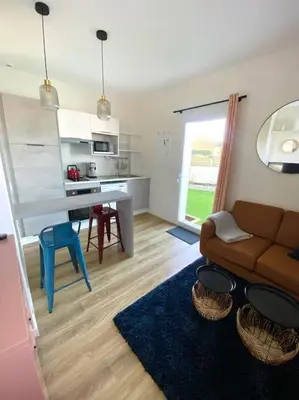 Cuisine ou kitchenette dans l'établissement Relais de la Joselière