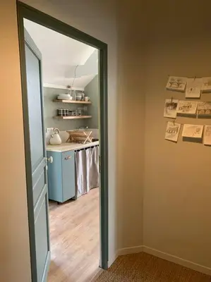 Cuisine ou kitchenette dans l'établissement Studio du Grand Beaumont