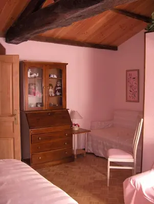 Un ou plusieurs lits dans un hébergement de l'établissement Chambres d'hôtes de La Templerie-Moulin