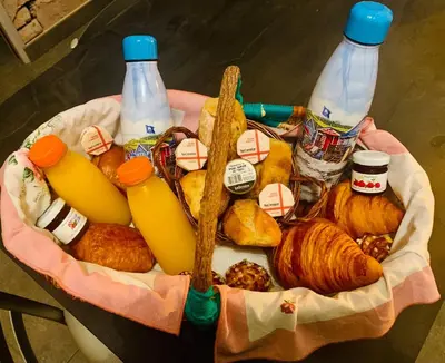 Nourriture dans la maison d'hôtes ou à proximité