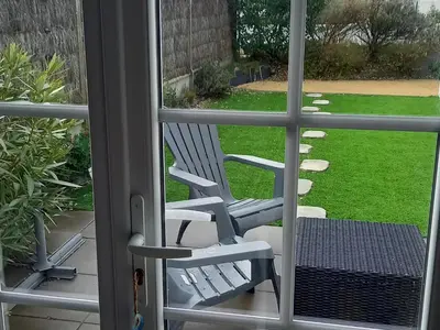 Jardin de l'établissement Maison de vacances à Notre-Dame-de-Monts, 81m², 6 personnes, proche plage - FR-1-540-153