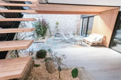 Balcon ou terrasse dans l'établissement Le Héron Nantais