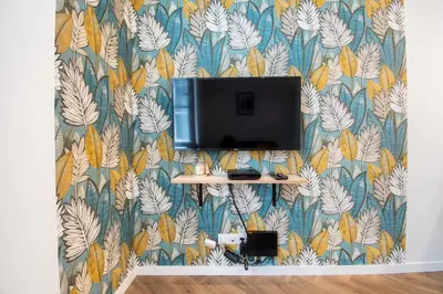 Télévision ou salle de divertissement dans l'établissement L'Appartement des Ducs avec Baignoire Double
