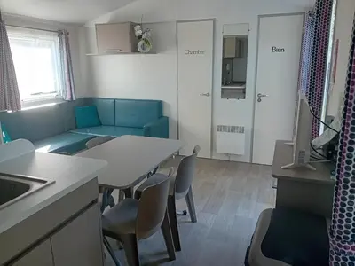 Plan de l'établissement Bungalow charmant à Saint-Jean-de-Monts avec piscine partagée