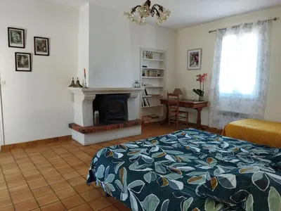 Un ou plusieurs lits dans un hébergement de l'établissement Maison de campagne au cœur d'un élevage de poneys connemara