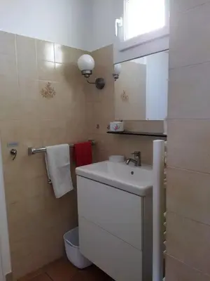 Salle de bains dans l'établissement Maison de campagne au cœur d'un élevage de poneys connemara