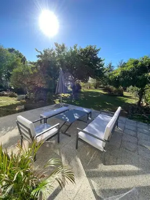 Jardin de l'établissement Gite de Tréguilly 4 chambres