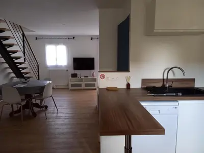 Cuisine ou kitchenette dans l'établissement Une Parenthèse Enchantée