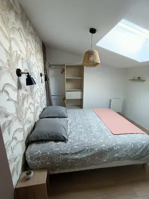 Un ou plusieurs lits dans un hébergement de l'établissement Gîte Ambroise (proche Puy du fou)
