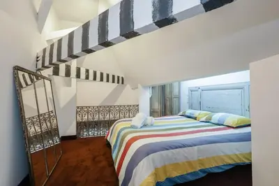 Un ou plusieurs lits dans un hébergement de l'établissement Cottage Le Rêve d'Esther, atypical and elegant!