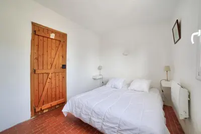 Un ou plusieurs lits dans un hébergement de l'établissement 600m de la plage - Maison pour 5 - Terrasse