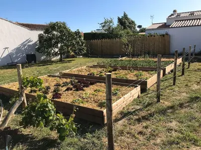 Jardin de l'établissement Villa avec jacuzzi proche de la mer et du centre