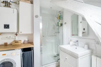 Salle de bains dans l'établissement Cocoon au coeur de Nantes