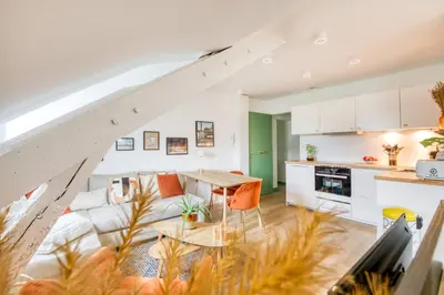 Coin salon dans l'établissement Cocoon au coeur de Nantes