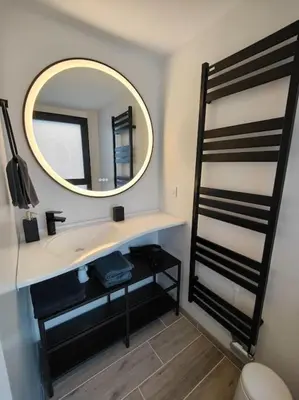Salle de bains dans l'établissement Gîte urbain Happy Nantes