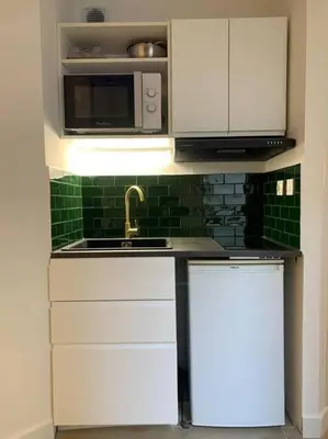Cuisine ou kitchenette dans l'établissement Nantes Bouffay STUDIO Les machines de l'île