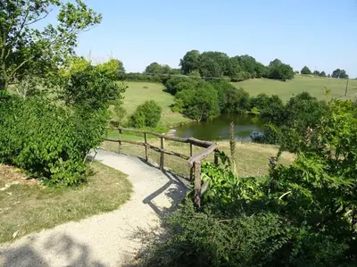 Paysage naturel près de la maison de vacances