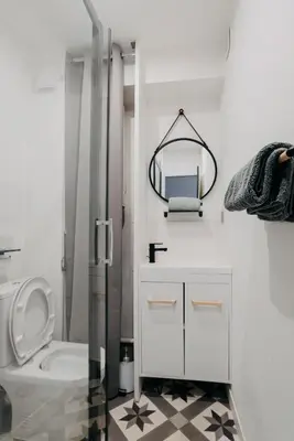Salle de bains dans l'établissement RÉPUBLIC’STUDIO AVEC PARKING !
