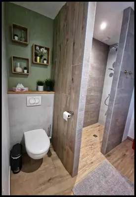 Salle de bains dans l'établissement Chambre proche Puy du fou entrée indépendante, Encas du matin Offert