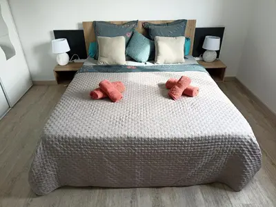 Un ou plusieurs lits dans un hébergement de l'établissement Chambre privée