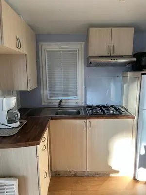 Cuisine ou kitchenette dans l'établissement Coeur de Vendee