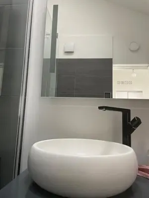 Salle de bains dans l'établissement Chambre à louer 1 à 2 personnes chez l'habitant