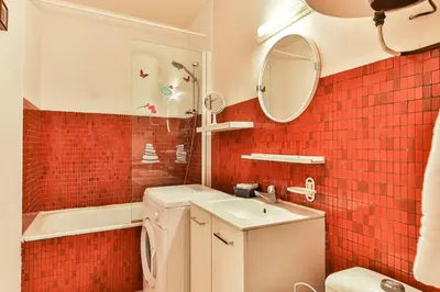 Salle de bains dans l'établissement Marina - Face à l'océan - 200m plage